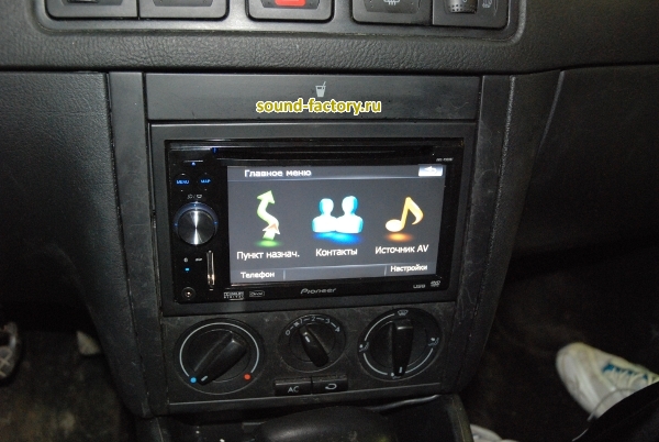Уставновка: Автомагнитола в Volkswagen Golf 4 Установка: Автомагнитола в Volkswagen Golf 4